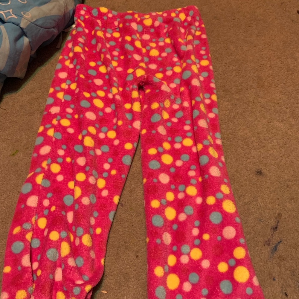 Fuzzy sleeping pants